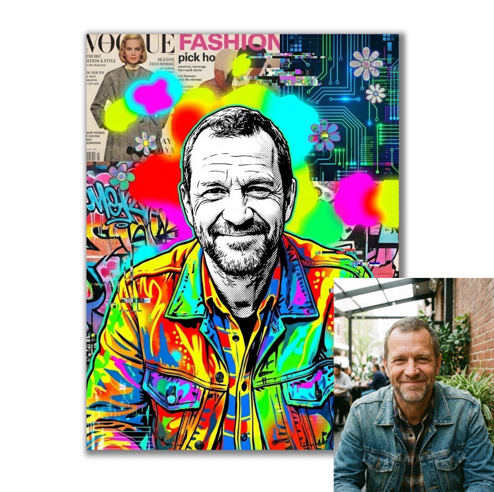 Pop Art podle vaší fotky pro vlastní tisk