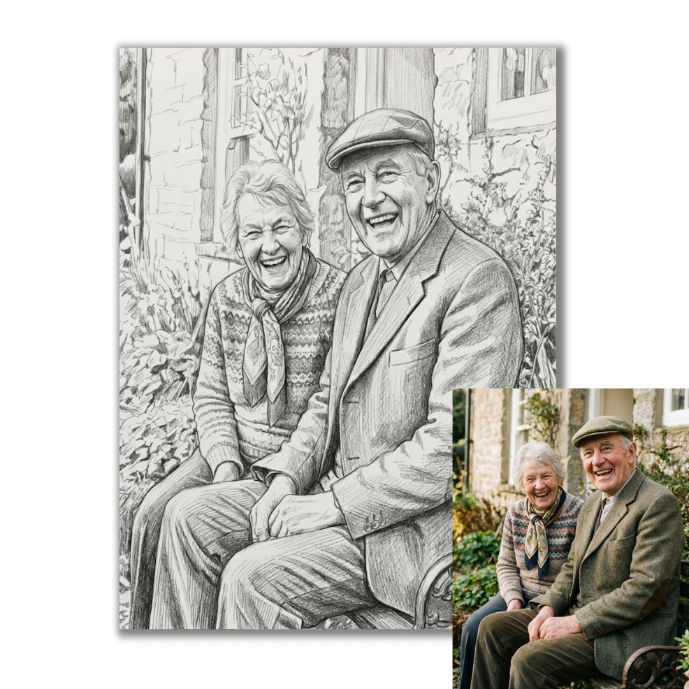 Pencil podle vaší fotky pro vlastní tisk