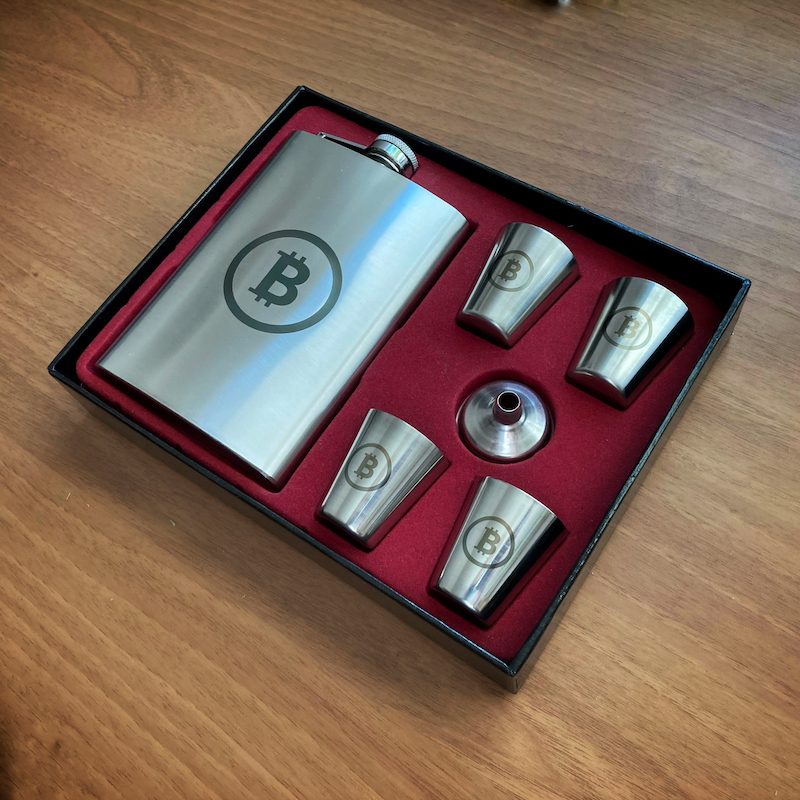 Placatka v dárkové sadě - Bitcoin