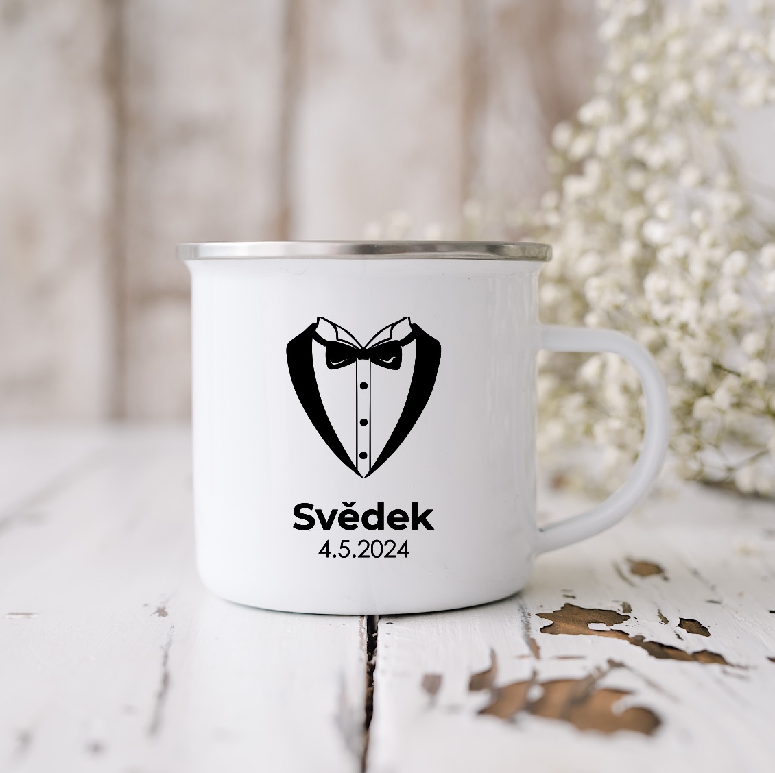 Svatební plecháček pro svědka