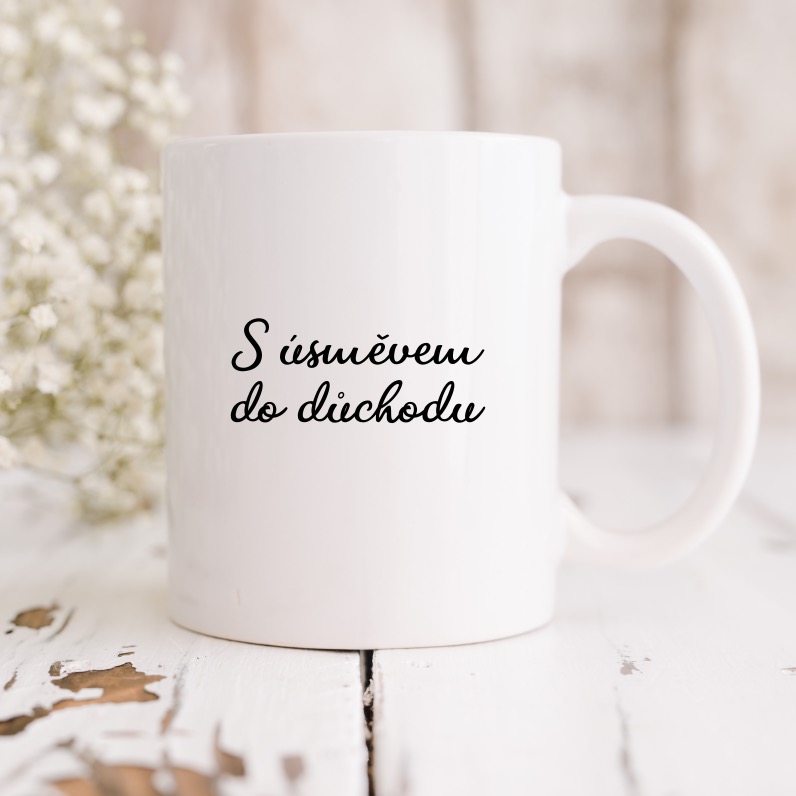 Hrnek - S úsměvem do důchodu