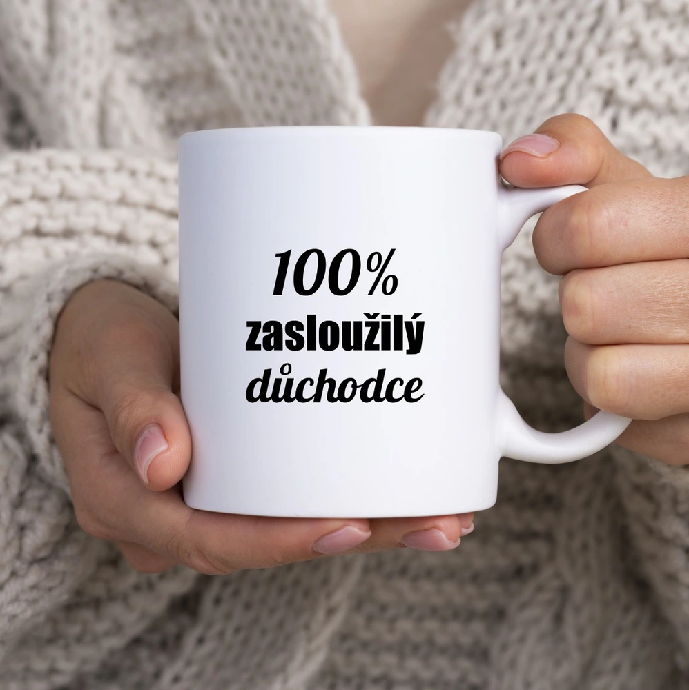 Hrnek - 100% zasloužený důchodce
