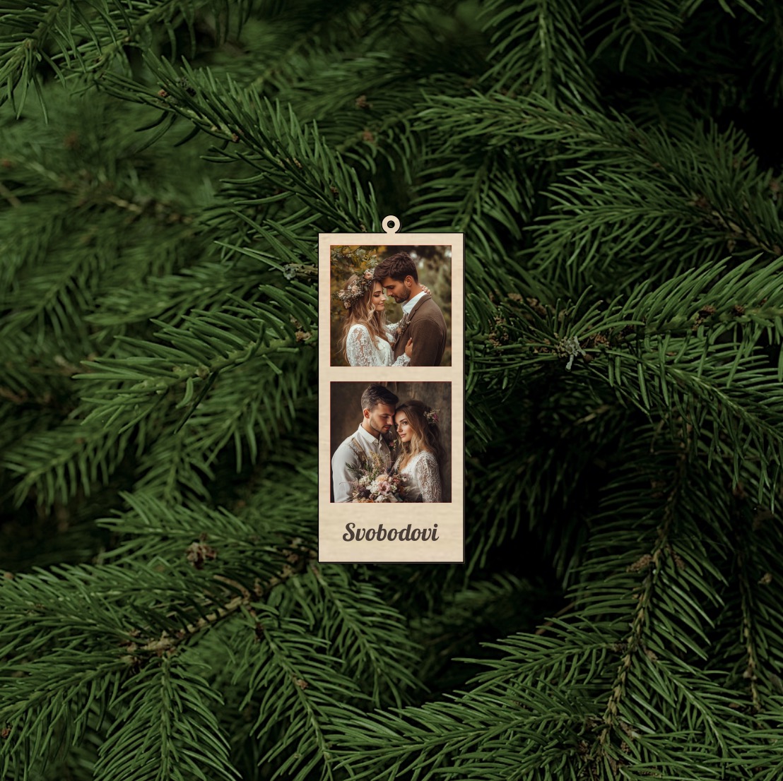 Dřevěné ozdoby INSTAX