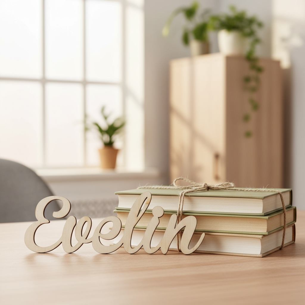 Dřevěné jméno na přání