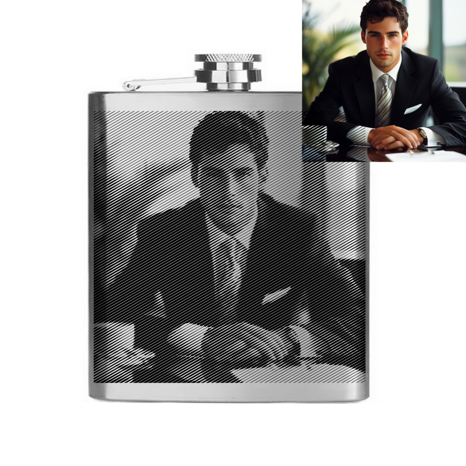 Placatka s vlastní fotkou (line efekt)