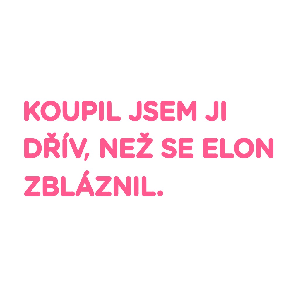 Samolepka na Teslu 