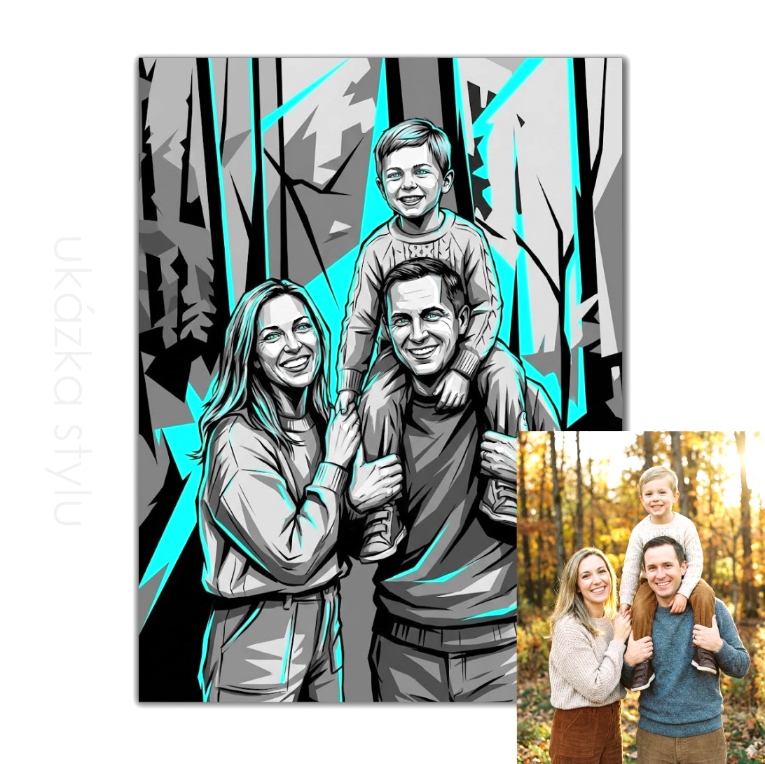 Monochrom podle vaší fotky pro vlastní tisk