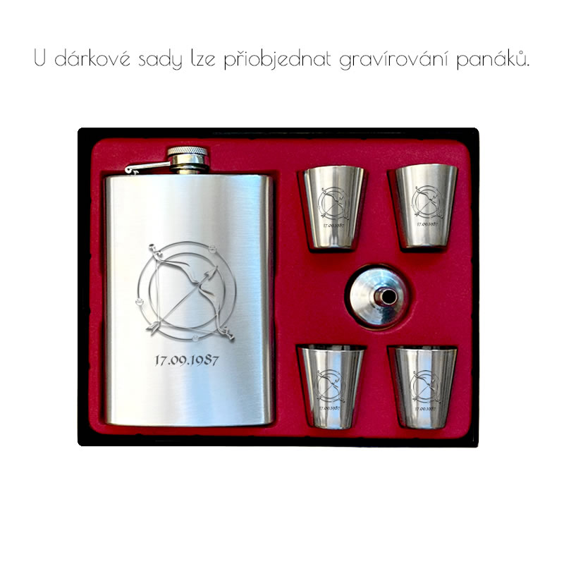 Placatka - Znamení Střelec + datum