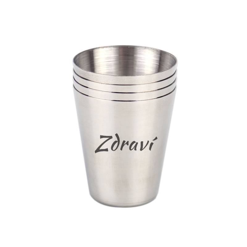 Nerezové panáky - Štěstí, Zdraví, Láska, Peníze