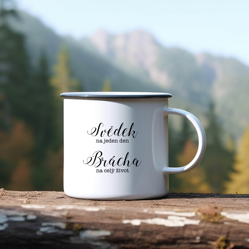 Svatební plecháček pro svědka bráchu