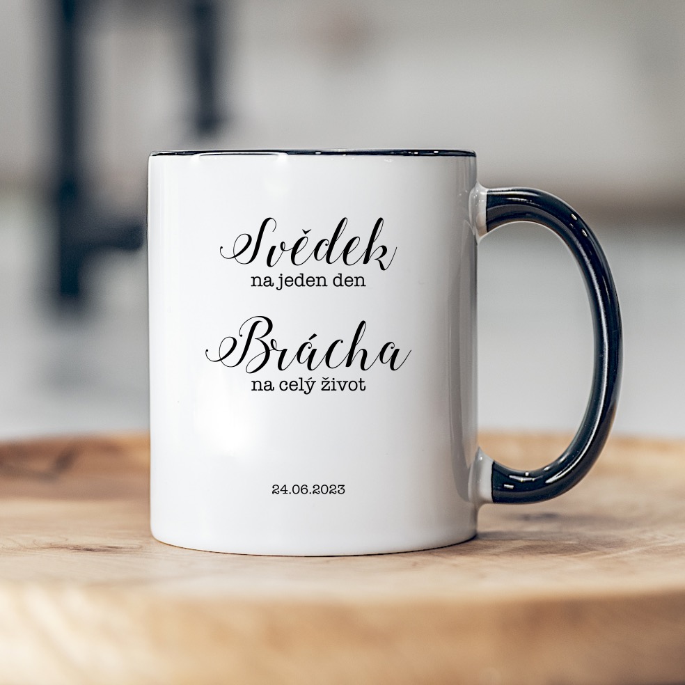 Svatební hrnek pro svědka