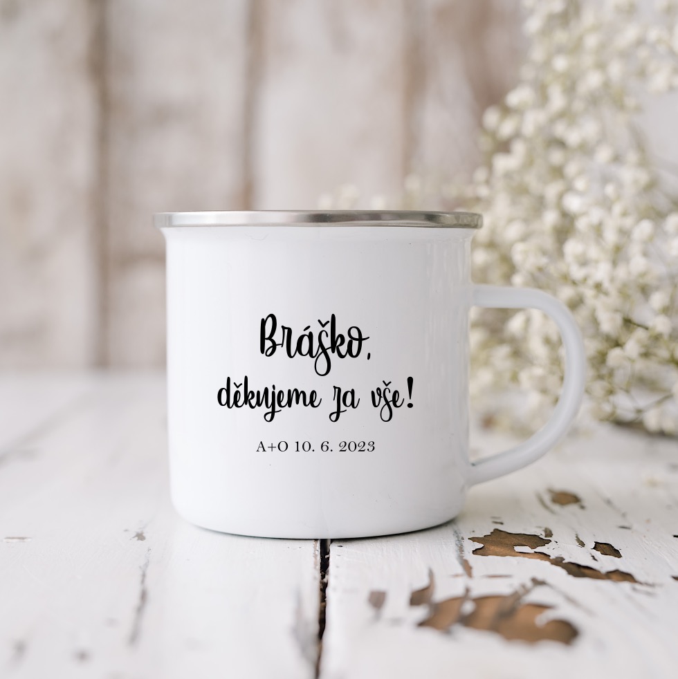 Svatební plecháček pro brášku