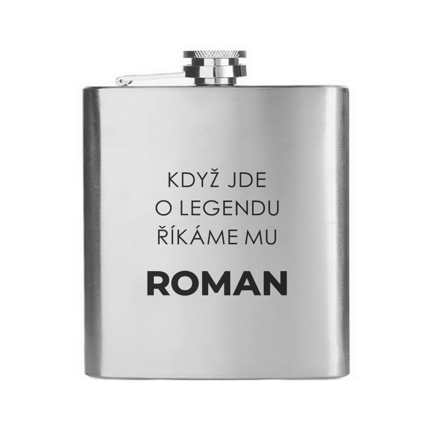 Placatka se jménem pro legendu