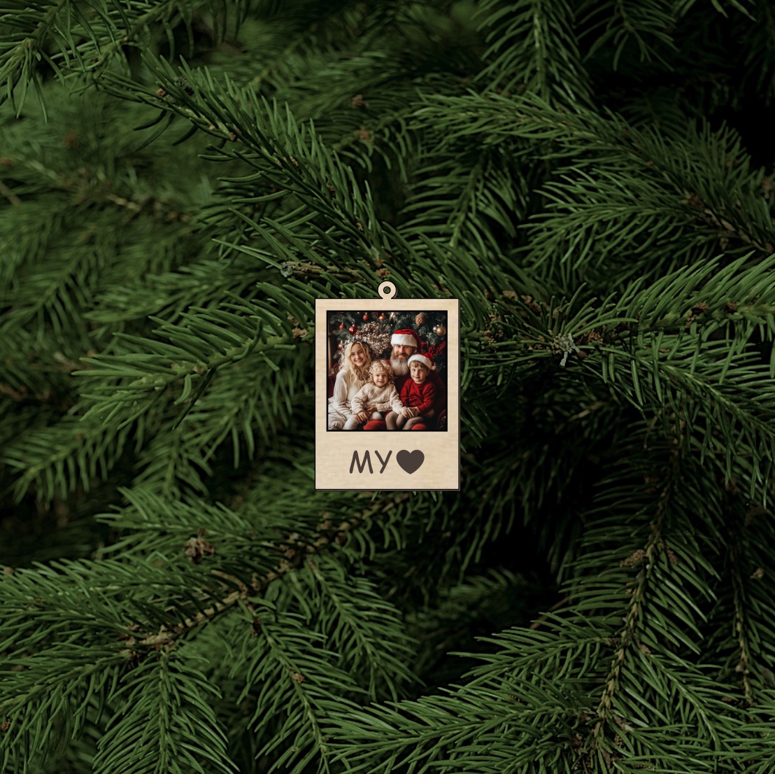 Dřevěné ozdoby INSTAX