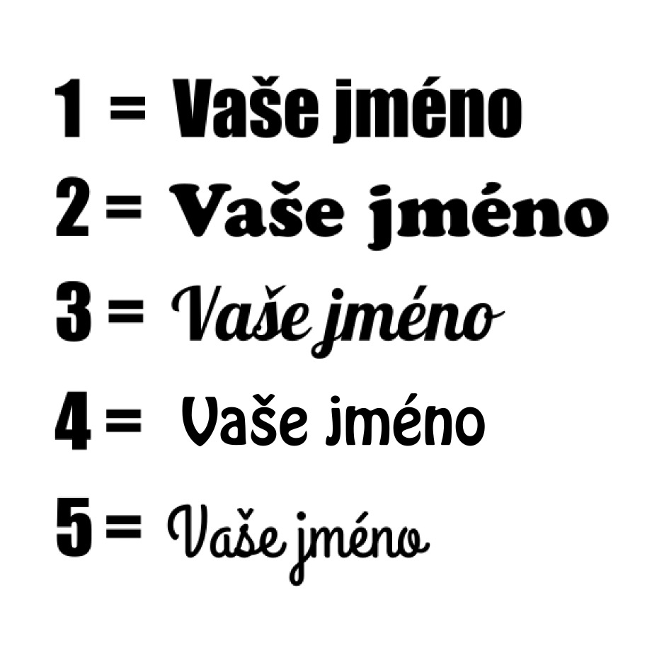 Připínací placka s barvou a jménem na přání