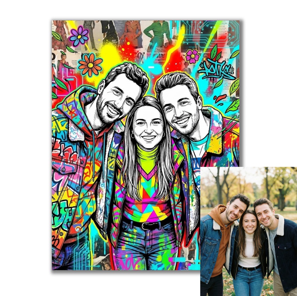 Pop Art podle vaší fotky pro vlastní tisk