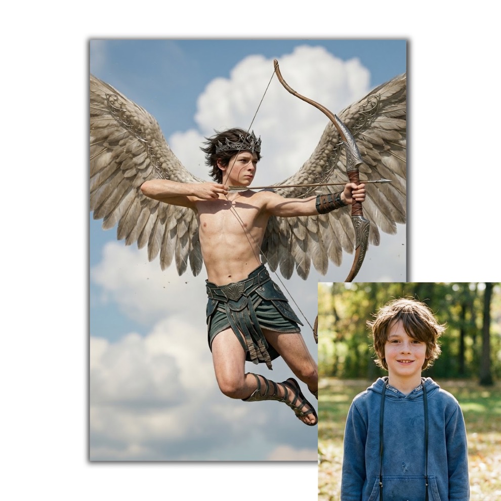 Střelec podle vaší fotky pro vlastní tisk