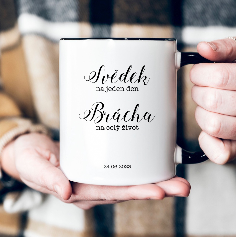 Svatební hrnek pro svědka