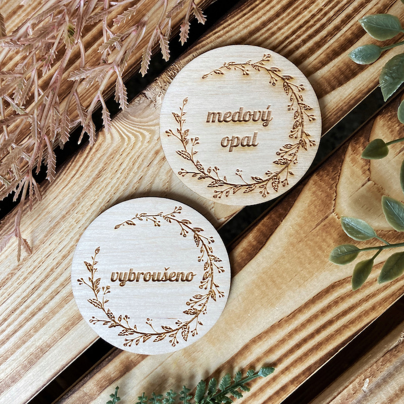 Svatební magnetky - jmenovky