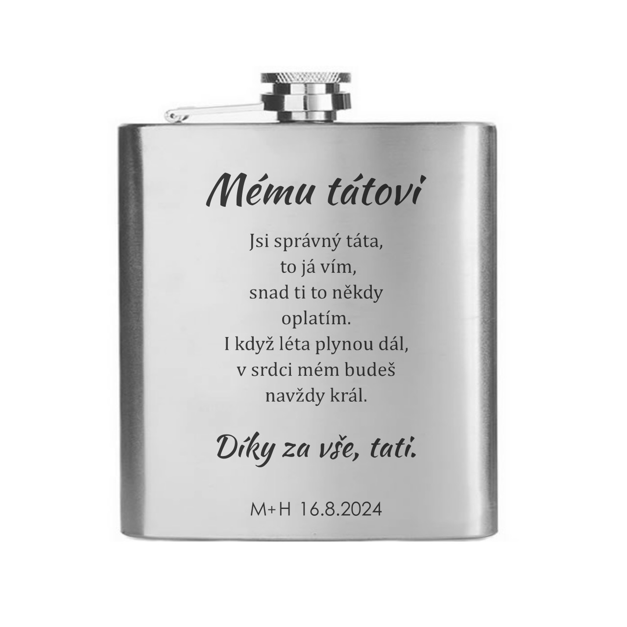 Svatební placatka pro tátu