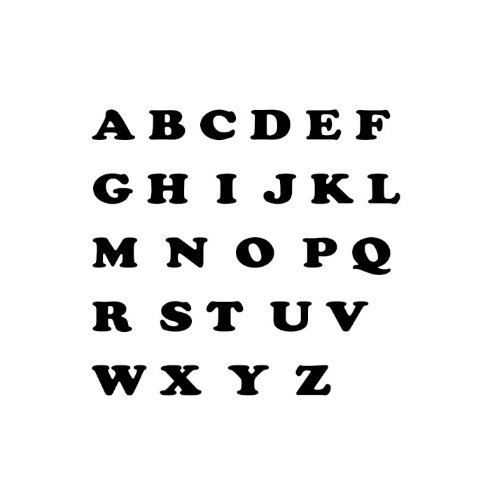 Dřevěné iniciály novomanželů