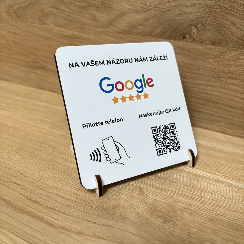 Stojánek na NFC / QR destičku