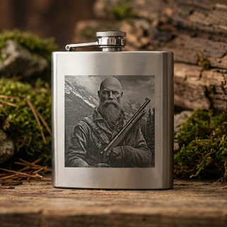 Placatka s vlastní fotkou myslivce