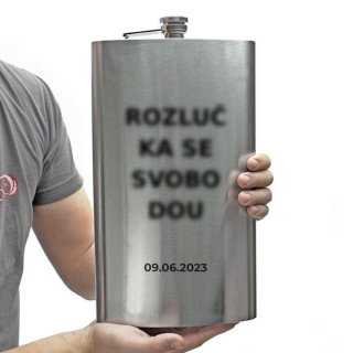 Obří placatka s brašnou 1,9 l - Rozlučka se svobodou
