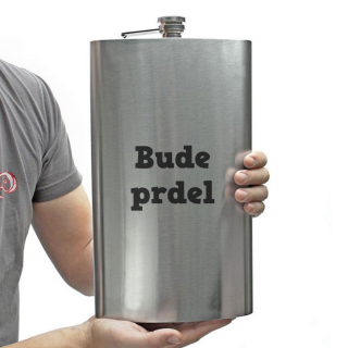 Obří placatka s brašnou 1,9 l - Bude prdel