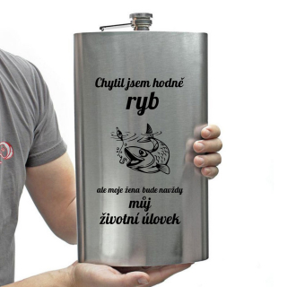 Obří placatka s brašnou 1,9 l - Chytil jsme hodně ryb...
