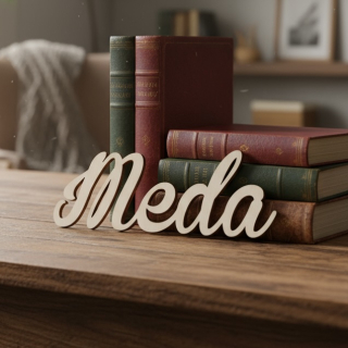 Dřevěné jméno na přání