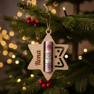 Vánoční ozdoba na peníze se jménem