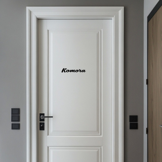 Samolepka na dveře - Komora