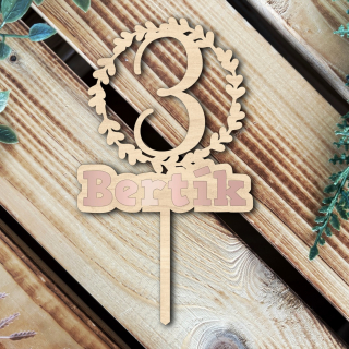 Nározeninový zápich se jménem a rokem