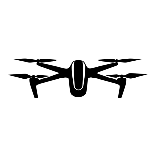 Samolepka na auto - Dron