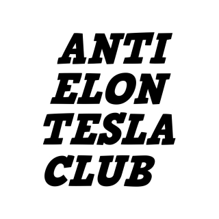 Samolepka na Teslu - Anti Elon Tesla Club