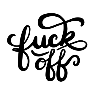 Samolepka na auto - Fuck off