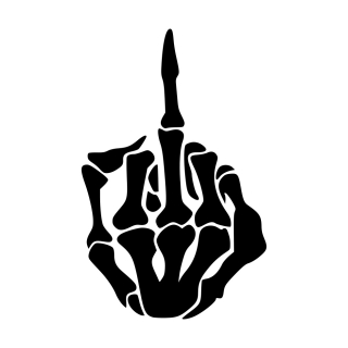 Samolepka na auto - Fuck off