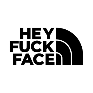 Samolepka na auto - Hey Fuck Face
