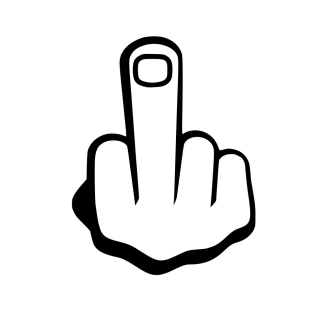 Samolepka na auto - Fuck You
