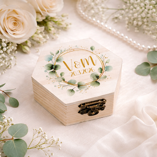 Krabička na snubní prstýnky