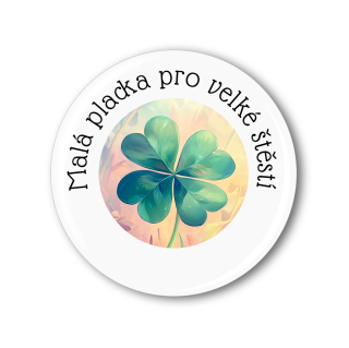 Připínací placka pro štěstí