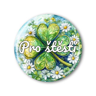 Připínací placka pro štěstí