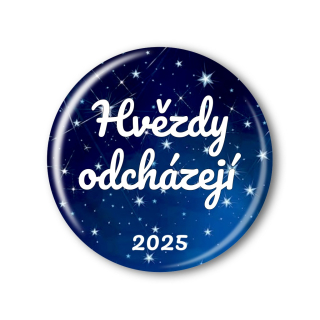 Připínací placka - Hvězdy odcházejí