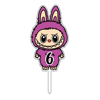 Zápich do dortu - Labubu s rokem