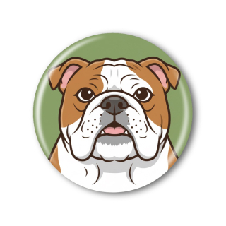 Placka nebo magnet s ilustrací zvířete