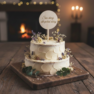 Nározeninový zápich do dortu