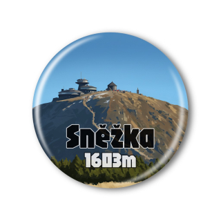Suvenýr Sněžka - Placka / magnetka