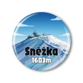 Suvenýr Sněžka - Placka / magnetka