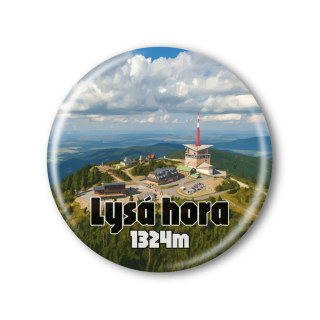 Suvenýr Lysá hora - Placka / magnetka
